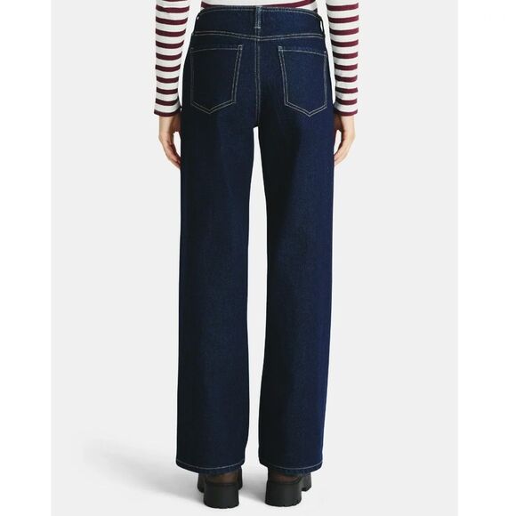 Women’s Denim Baggy Wide Leg Jeans Pants 2-Pack Size XL 16-18 - Picture 7 of 12